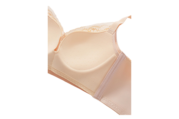 Lace Thin Cup Gathered Comfortable Skin-Friendly Breathable Side Breast Adjustment Underwear For Women 716