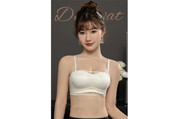 Tube Top Style Anti-Exposure Small Chest Push-up Wire-Free Bra 048