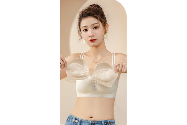 No Steel Ring Sexy Underwear Beautiful Back Anti-Exposure Tube Top Small Chest Push Up 371