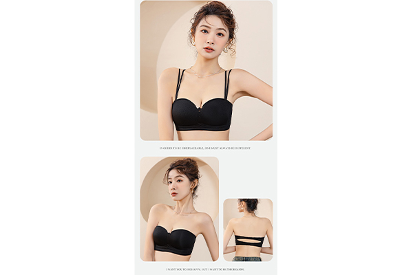 No Steel Ring Sexy Underwear Beautiful Back Anti-Exposure Tube Top Small Chest Push Up 371