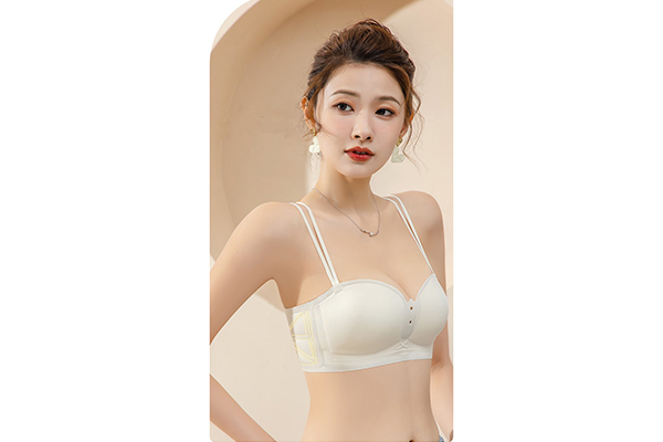 No Steel Ring Sexy Underwear Beautiful Back Anti-Exposure Tube Top Small Chest Push Up 371