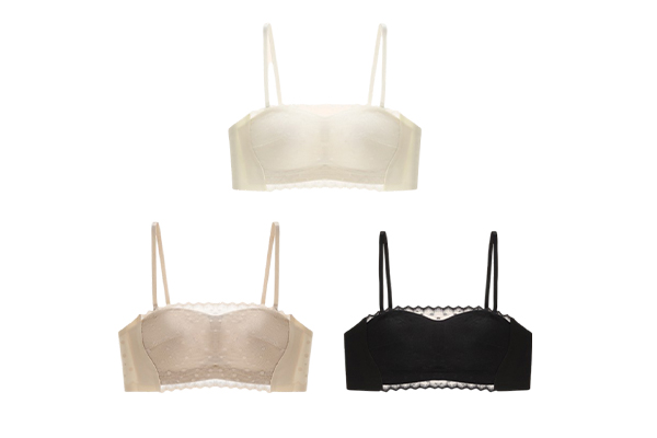 Tube Top Style Anti-Exposure Small Chest Push-up Wire-Free Bra 048