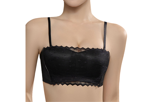 Tube Top Style Anti-Exposure Small Chest Push-up Wire-Free Bra 048