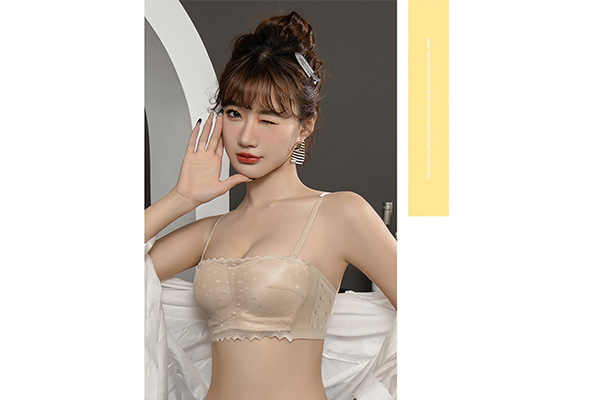 Tube Top Style Anti-Exposure Small Chest Push-up Wire-Free Bra 048